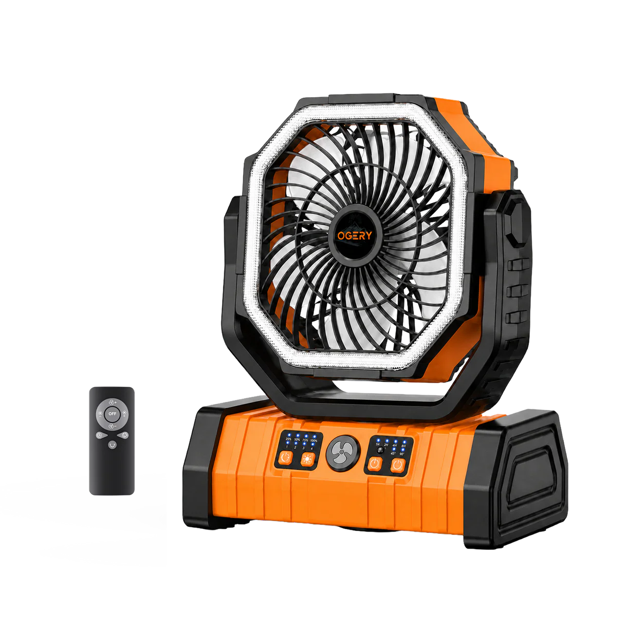 AirHaven Portable Fan with LED Light and Remote Control