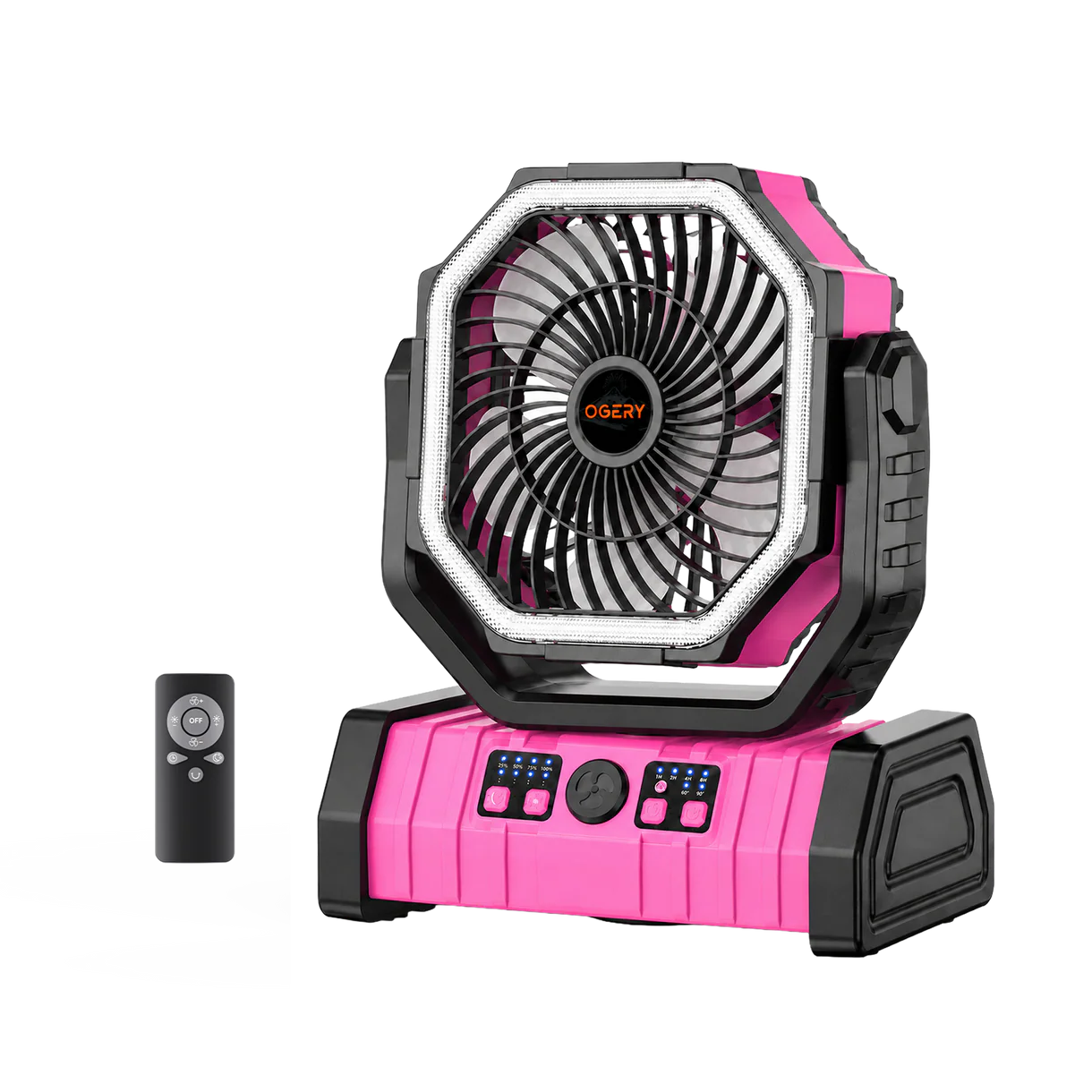 AirHaven Portable Fan with LED Light and Remote Control
